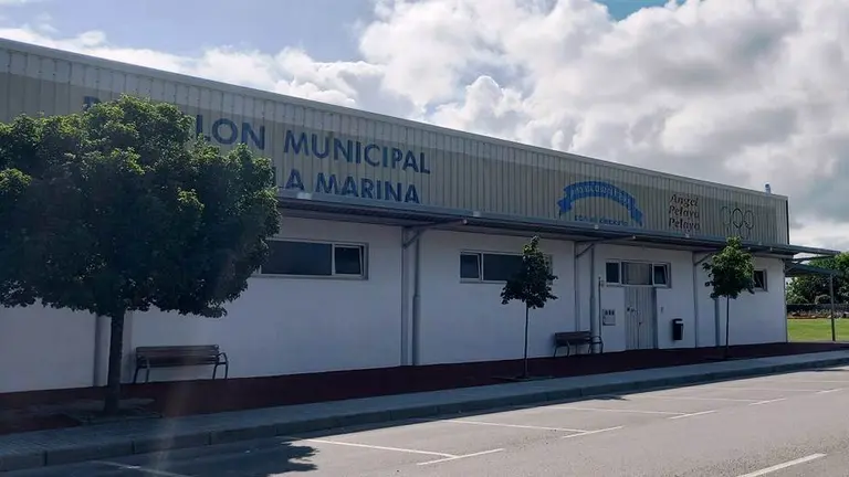 Polideportivo Ángel Pelayo, en Soto de la Marina.