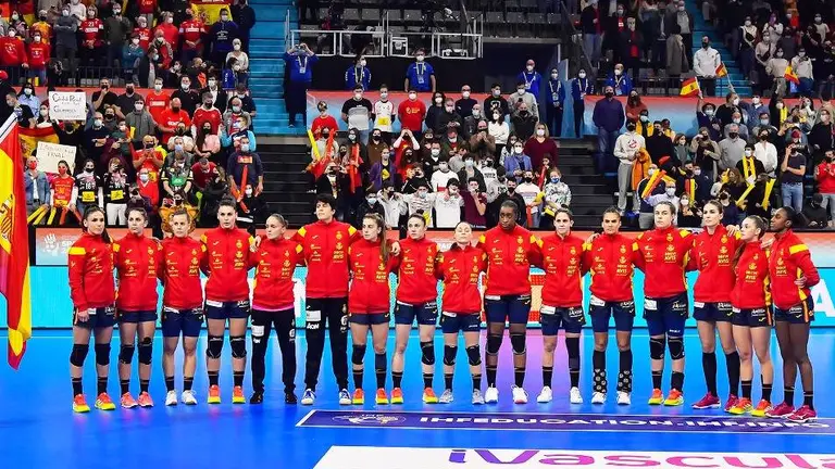 Selecci&oacute;n Espa&ntilde;ola de Balonmano femenino.