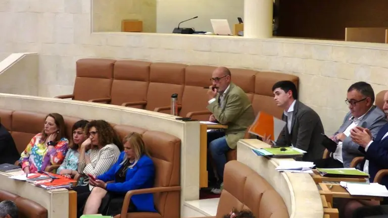 Los diputados Félix Álvarez y Diego Marañón pasan al Grupo Mixto con Vox. R.A.