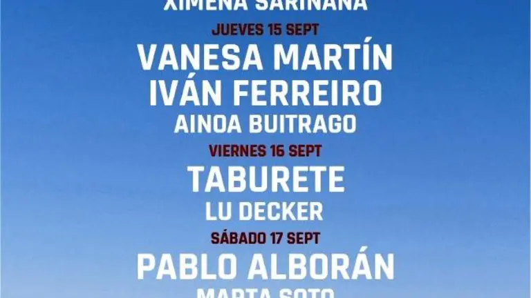 Cartel La Plaza Santander 2022.