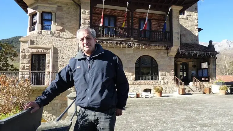 El alcalde de Cillorigo de Liébana, Jesús Cuevas. R.A.