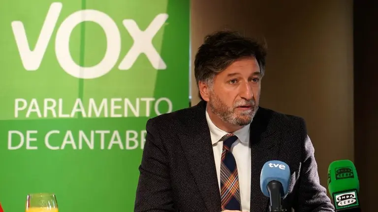El diputado regional de Vox, Cristóbal Palacio.