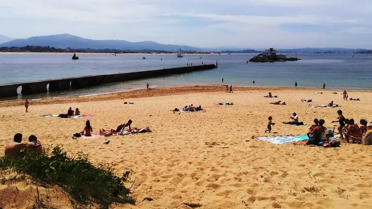 Playa de La Magdalena, en Santander. R.A.