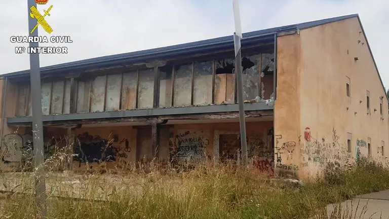 Antigua Casa de la Juventud en Puente San Miguel, en Reocín.