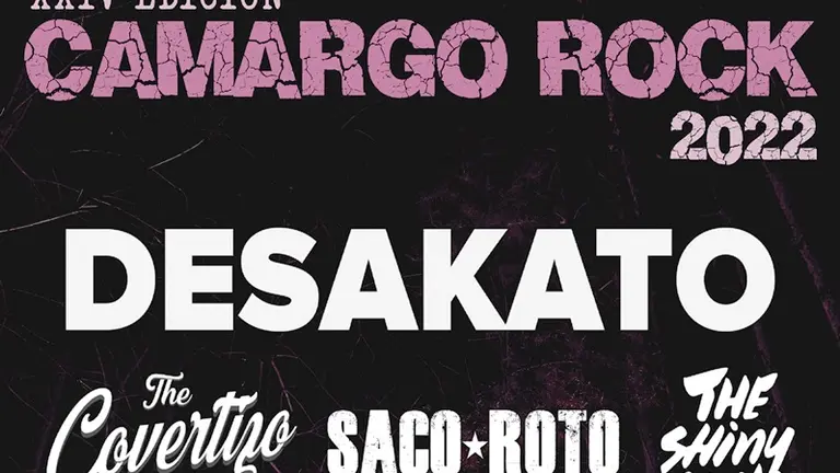 Cartel del Festival Camargo Rock.