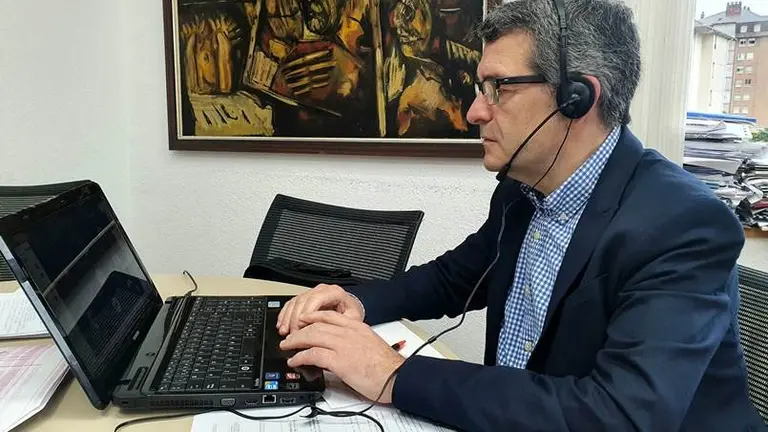 El concejal de Hacienda del Ayuntamiento de Torrelavega, Pedro Noriega.