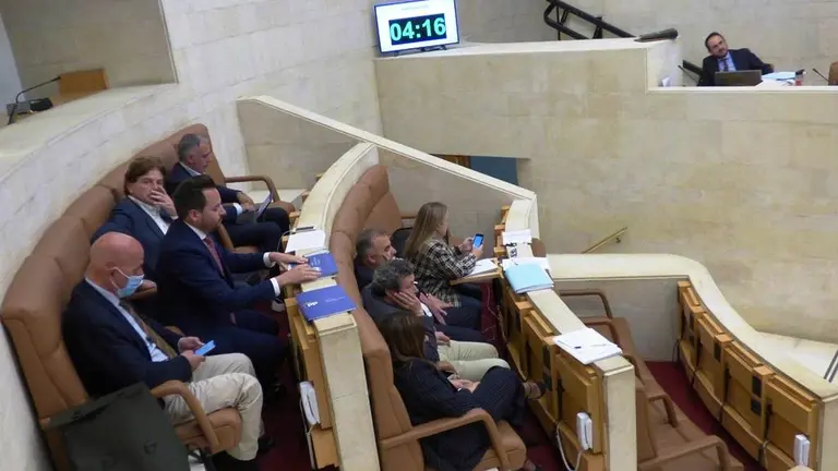 El Grupo parlamentario del PP sacó adelante dos iniciativas.