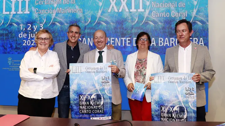 Presentación del Certamen Coral en San Vicente de la Barquera.