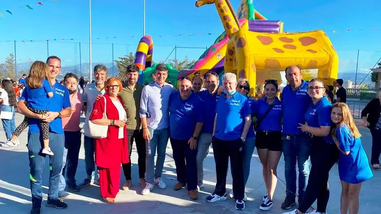 El concejal Daniel Fern&aacute;ndez en las fiestas de San Pedro.