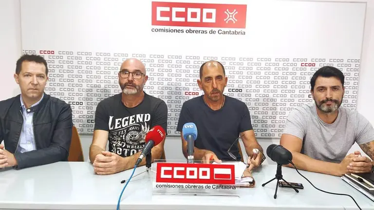 Representantes del Comité de Empresa de MARE.