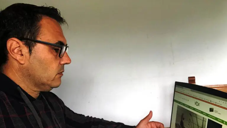 El coordinador de Vox en Pi&eacute;lagos, Francisco Guti&eacute;rrez.