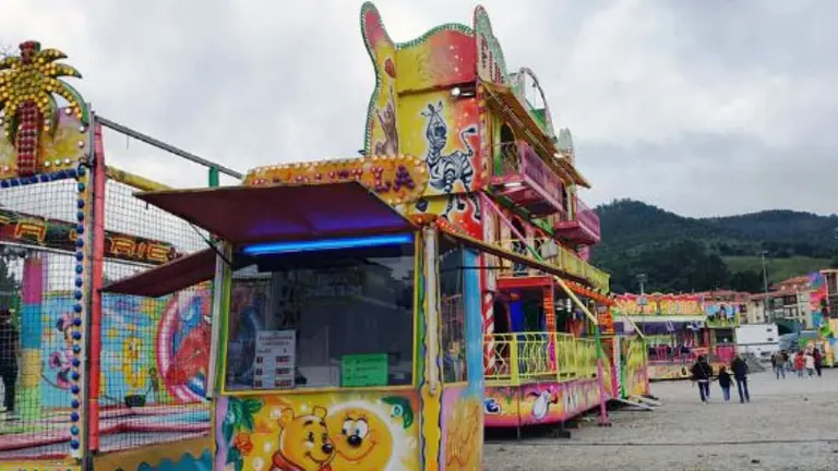 Ferias en las fiestas del Perpetuo Socorro, en Santa María de Cayón.