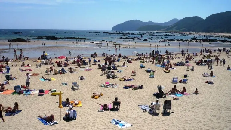 Playa de Trengandín en Noja. R.A.