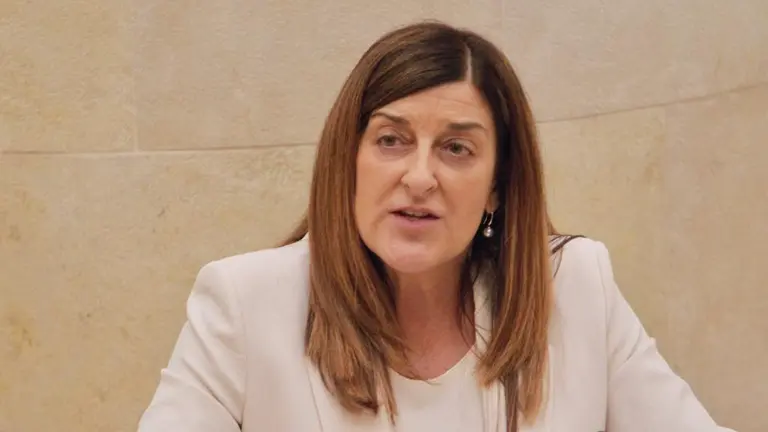 La presidente del PP de Cantabria, María José Sáenz de Buruaga, analizó la intervención de Pedro Sánchez.