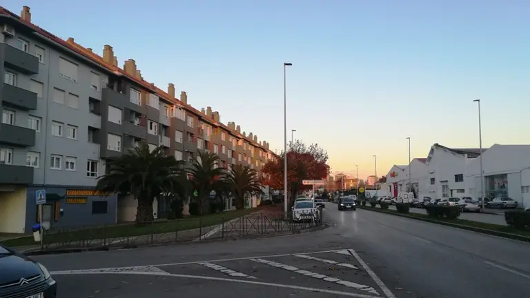 Viviendas en la zona del Alisal, en Santander.