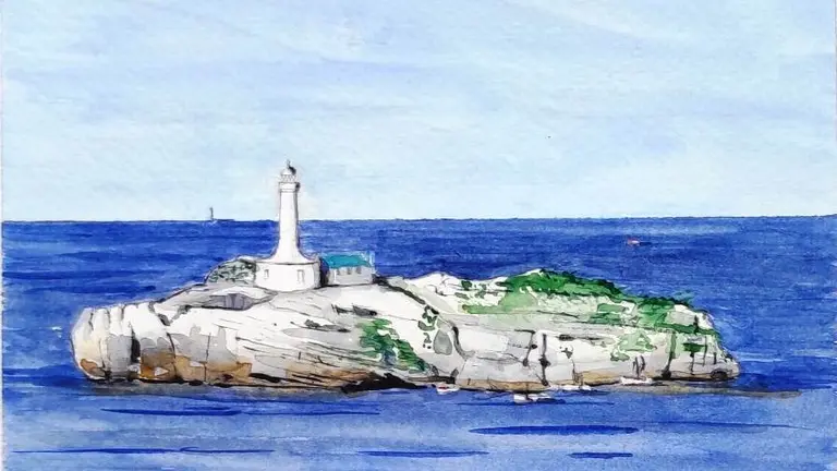 Acuarelas de Ángela Nogués en Piélagos.