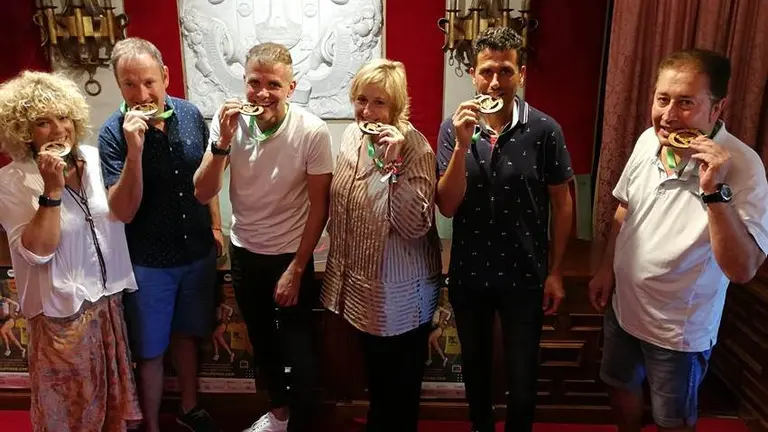 Presentaci&oacute;n de la prueba de atletismo en Camargo.