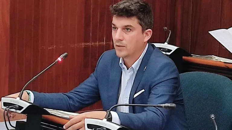 El edil del PSOE en el Consistorio de Santander, Daniel Fernández.