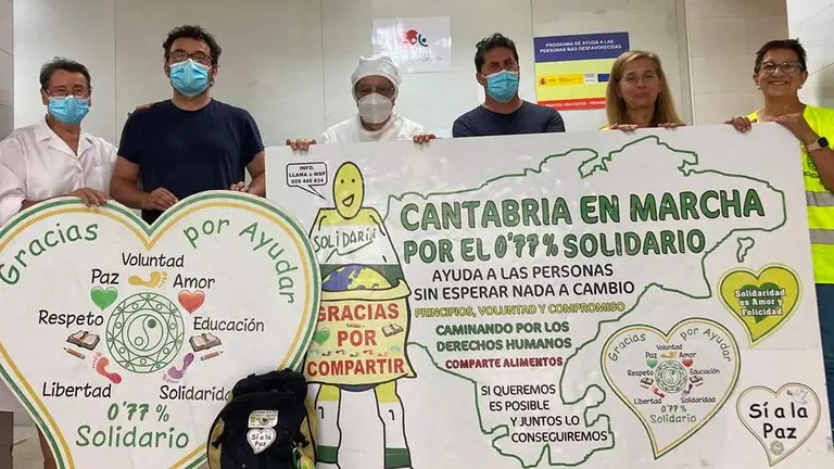 La Marcha Solidaria por el 0,77 por ciento vuelve a recorrer los municipios de Cantabria.