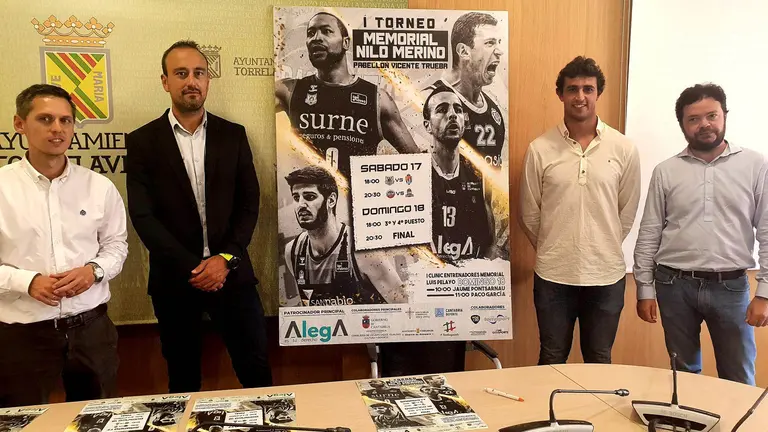 Presentado el primer Torneo  Nilo Merino de Baloncesto en Torrelavega.