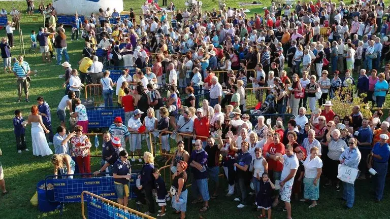 Marmitada en la campa de Glasis en Santo&ntilde;a.