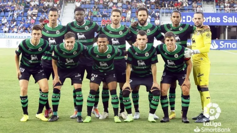 Alineaci&oacute;n del Racing en Tenerife.