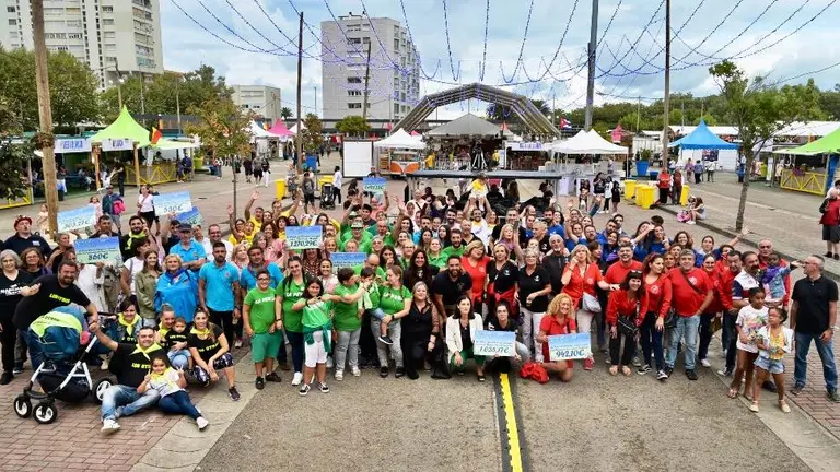 Las pe&ntilde;as de Santander durante la Semana Grande.