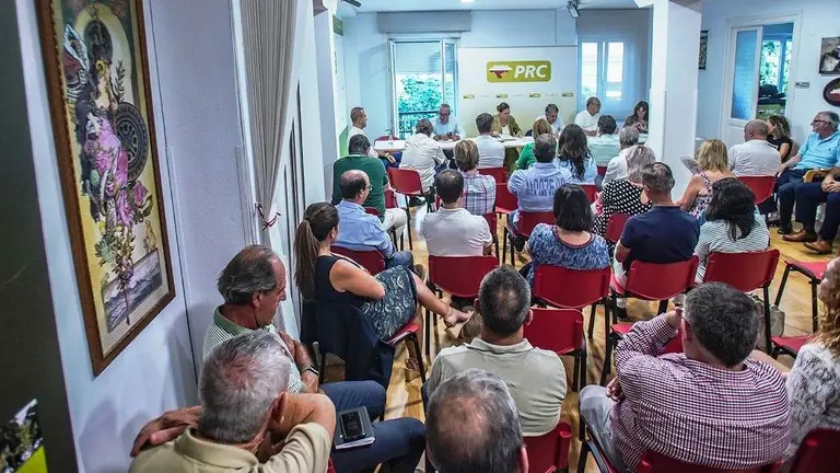 Reunión de representantes del PRC.