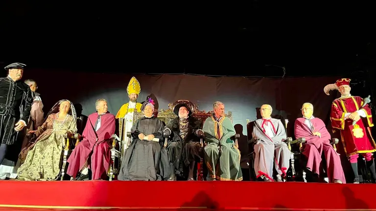 Recreaci&oacute;n de llegada de Carlos V a Laredo.