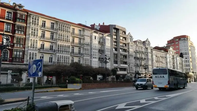 Centro de la ciudad de Santander.