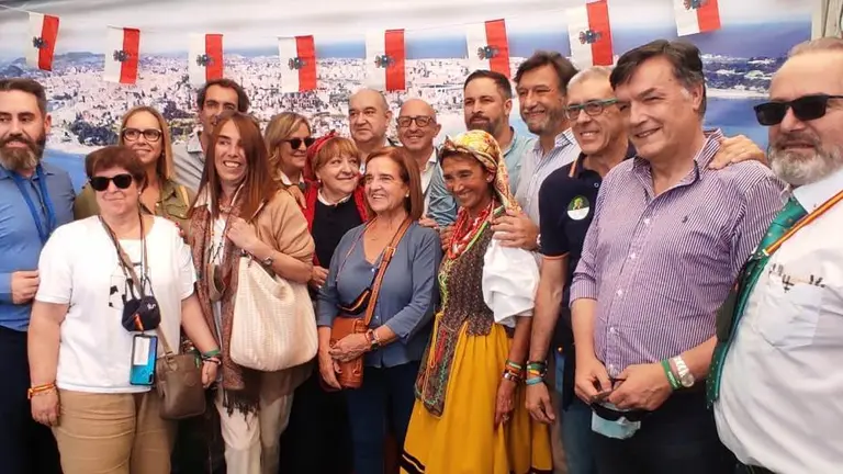 Representantes de Vox en Cantabria.