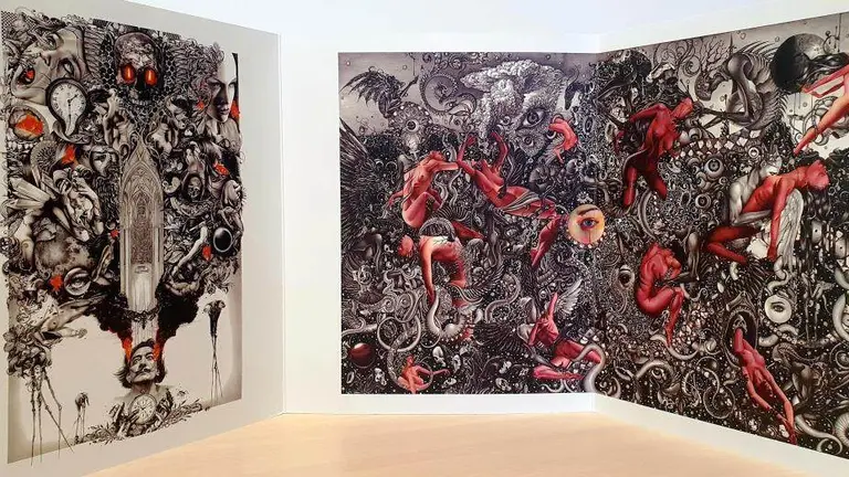 David Menéndez presenta sus creaciones en Torrelavega.