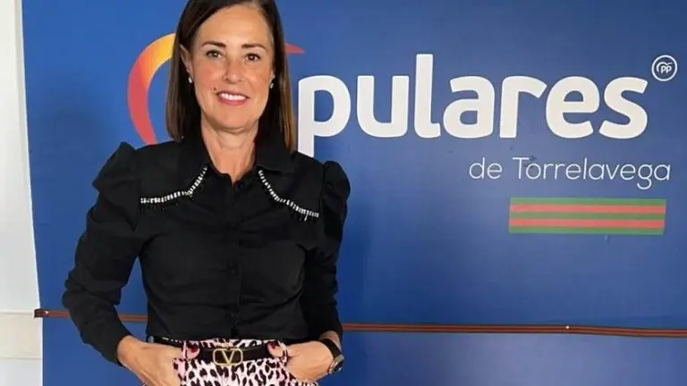 La portavoz del PP en Torrelavega, Marta Fernández-Teijeiro.