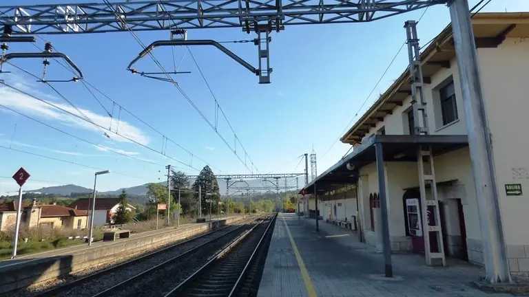 Estación de tren de Bárcena Pie de Concha. R.A.