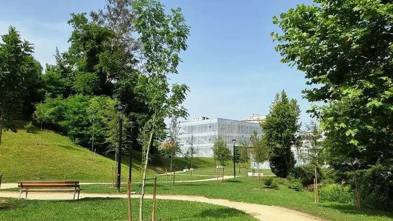 Parque de Miravalles, en Torrelavega.