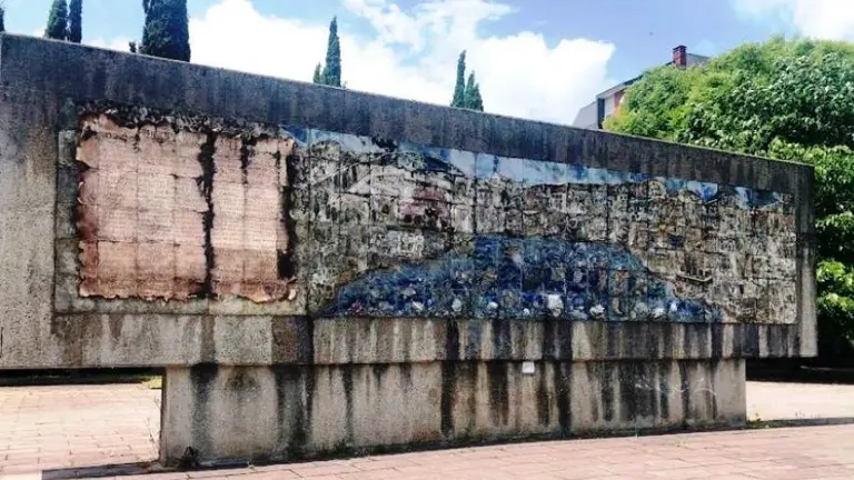 Mural del Privilegio Viejo de Laredo.