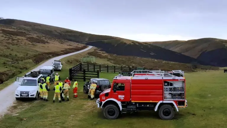 Preparativos para los incendios.