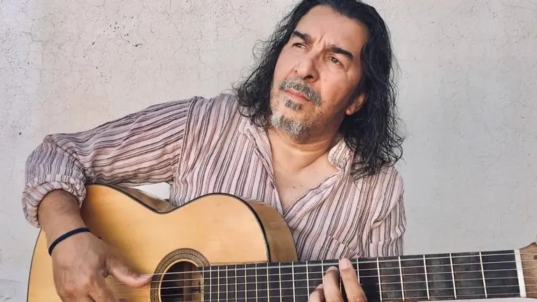El guitarrista santoñés, Ramón Jiménez.
