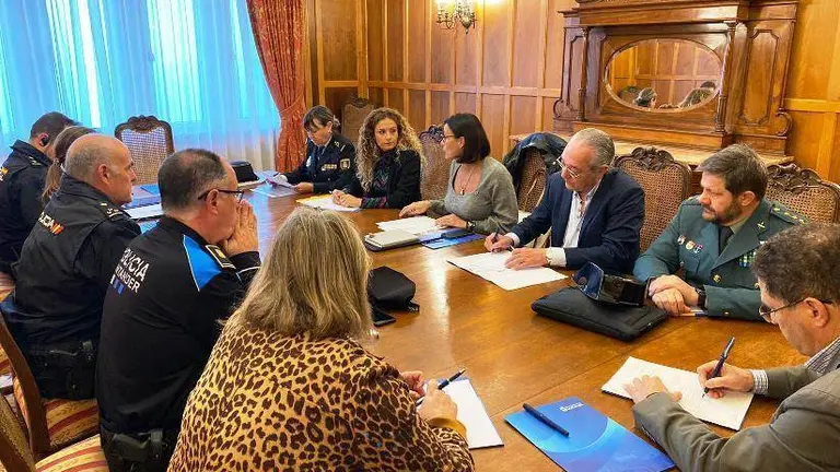 Junta de Seguridad Local extraordinaria de Santander.