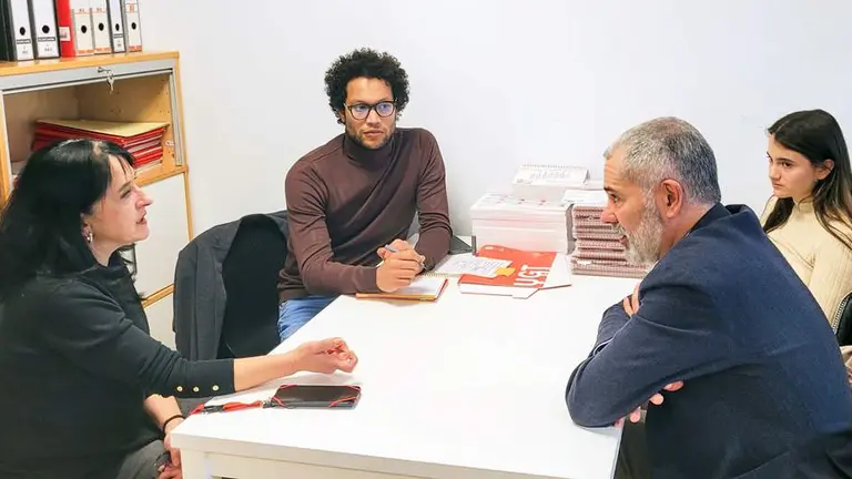 Reuni&oacute;n de Izquierda Unida de Santander.