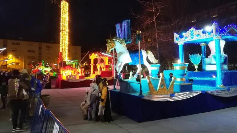 Carrozas de la Cabalgata de Reyes en Santo&ntilde;a. R.A.