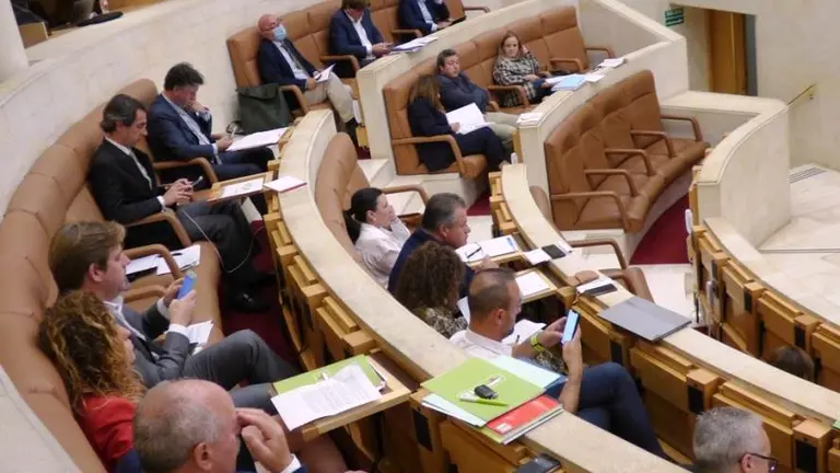 Diputados regionales en el Parlamento de Cantabria. R.A.