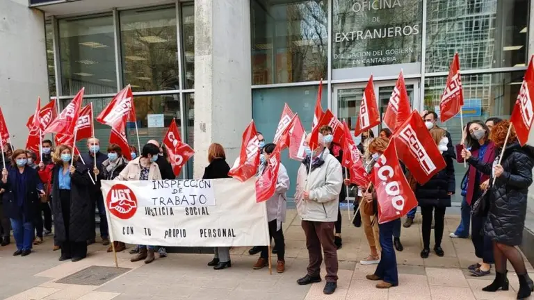 Reivindicación del personal de Inspectores de Trabajo. Web CCOO en Cantabria