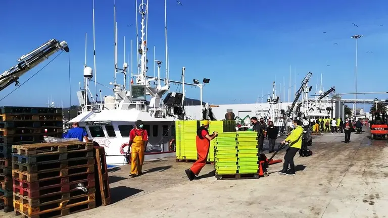 Puerto pesquero de Santoña. R.A.