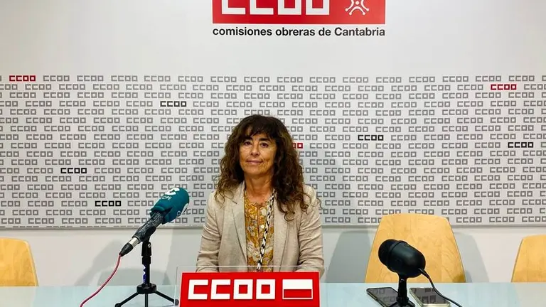 Marta Careaga, representante de Comisiones Obreras.