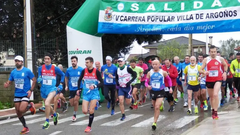 Carrera Popular Solidaria Villa de Argo&ntilde;os. Nyka Goicoechea