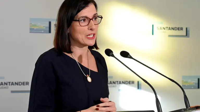 La alcaldesa de Santander, Gema Igual, informa sobre las inversiones en 2023.