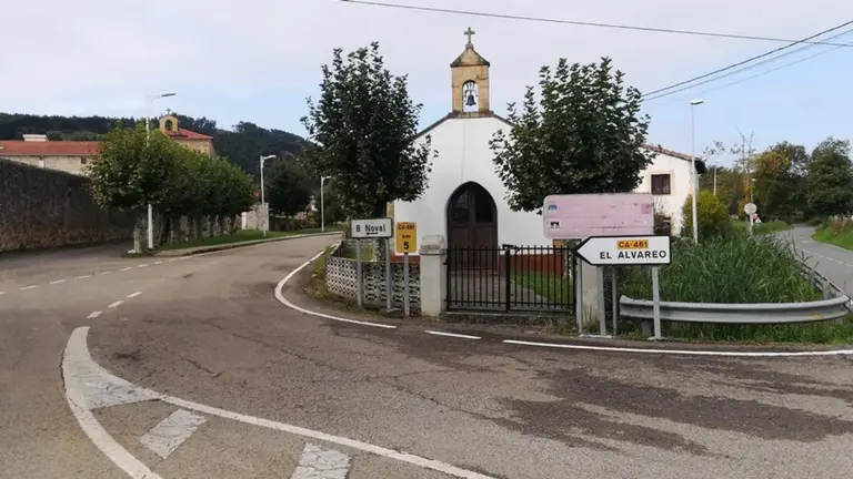 Carretera hacia El Alvareo, en Escalante. R.A.