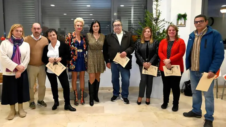 Acto de entrega de los diplomas a los voluntarios del Centro Princesa Letizia.