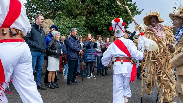 Sili&oacute;, en Molledo, acogi&oacute; el Carnaval de La Vijanera.